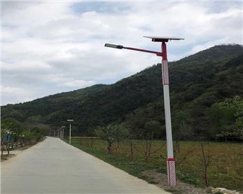 新農(nóng)村太陽能路燈-甘肅隴南路燈項目