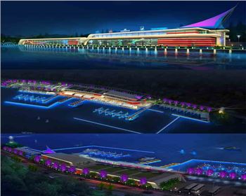 青海2018 青海 武漢軍運(yùn)會帆船競賽基地亮化項目